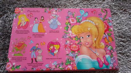 Knižka princezné- puzzle, 