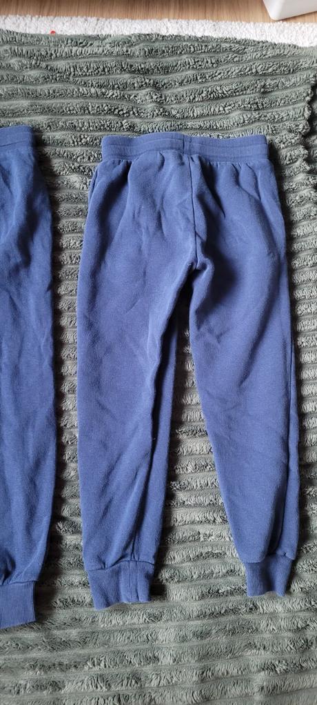 Tepláky tmavomodre h&m dvojicky, h&m,128