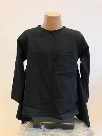 Dievčenská čierna tunika (116-122), 116