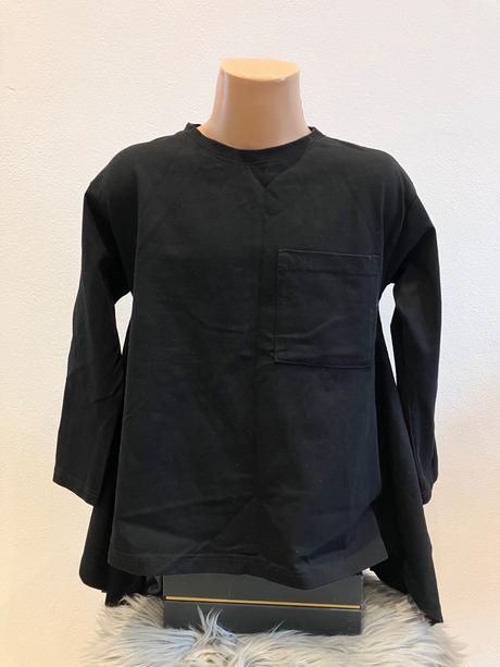 Dievčenská čierna tunika (116-122), 116