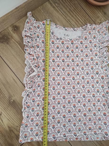 Tričko s volánikom, c&a,140