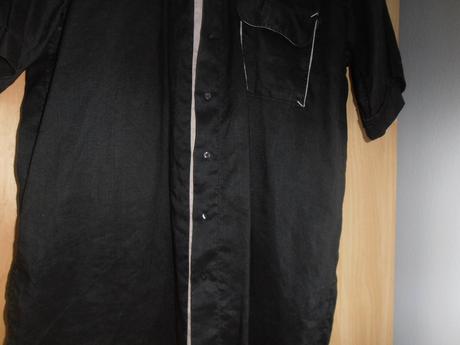 Pánska košela čierna pierre gardin č.xl, pierre cardin,xl