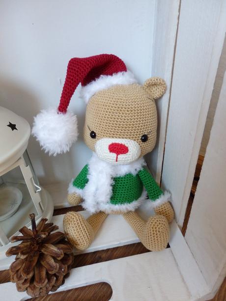 Hackovany vianocny macko, 