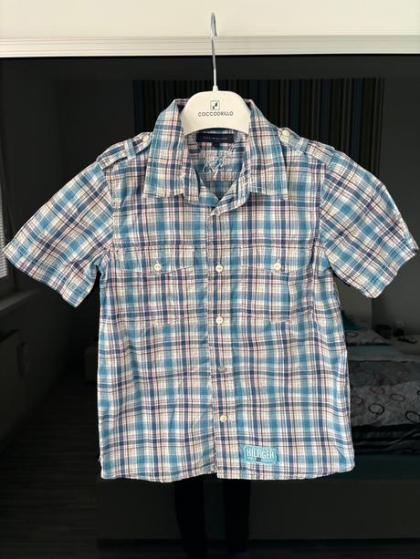 Košeľa tommy s krátkym rukávom, tommy hilfiger,128
