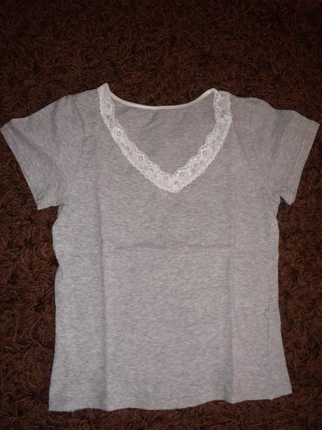 Tričko s čipkou, s