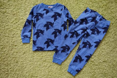 Pyžamko teplé flísové, h&m,98