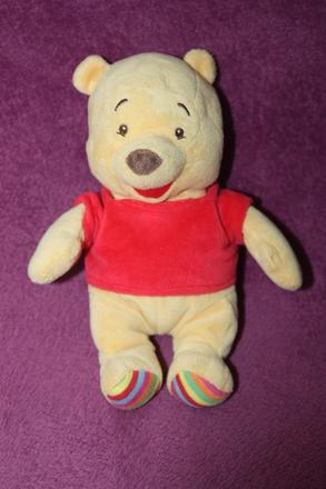 Macko pu s hrkalkou vnutri 25 cm, 