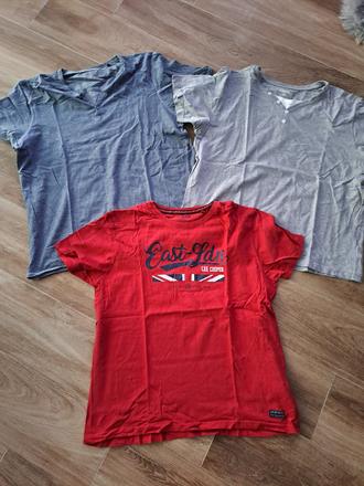 3x pánske tričko, lee cooper,xxl