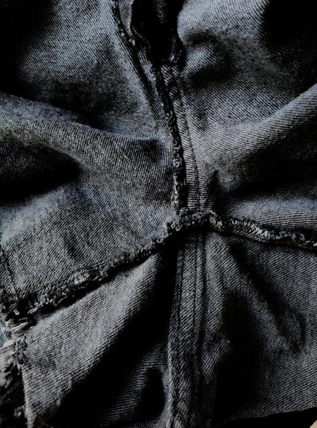 Čierne riflové kraťasy šortky medium waist esmara, esmara,40