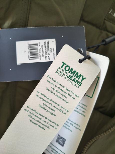 Tommy hilfiger pánska zimná bunda xl, tommy hilfiger,l / xl