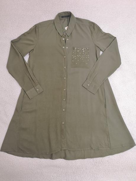 Štýlové košeľové šaty, mohito,36