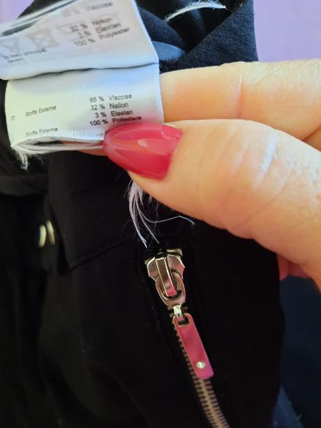 Dámske elastické nohavice, s