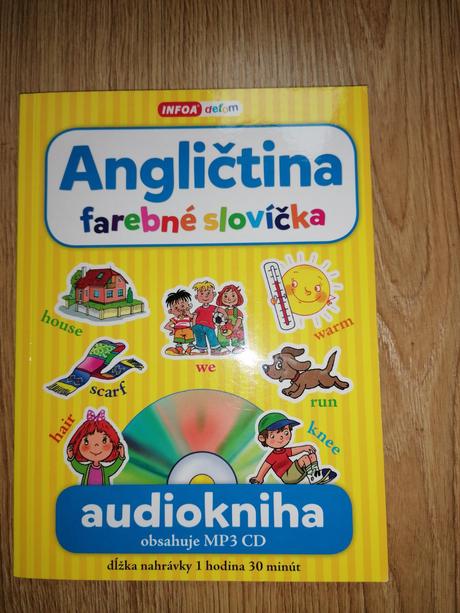 Audio kniha - farebné slovíčka, 