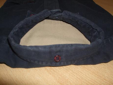 Tmavomodrá denimová košeľa, 128