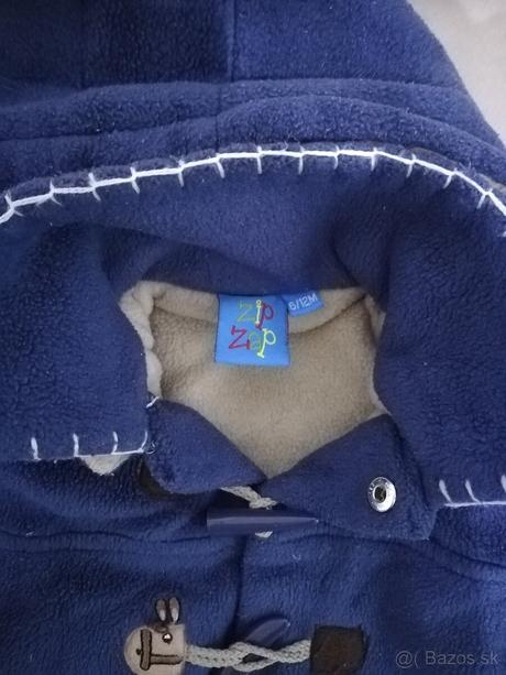 Modrá bundička zip zap v.74, zip zap,74