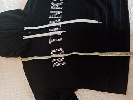 Crop top mikina no thanks, new yorker,l