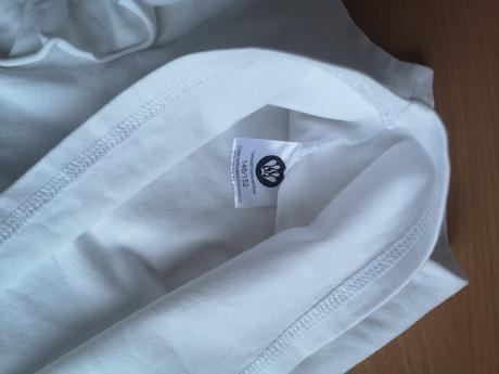 Biele slim tričko s 3/4-vými rukávmi zn. zuppa, 128