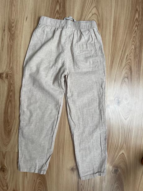 Ľanové nohavice h&m, h&m,128