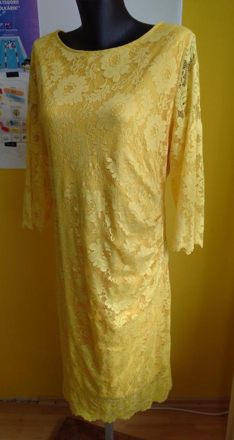 Žlté šaty, bonprix,50