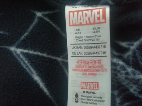 Chlapčenská zimná bunda, marvel,110