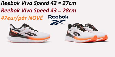 Reebok viva speed bežecké biele, reebok,42 / 43