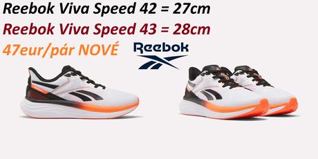 Reebok viva speed bežecké biele, reebok,42 / 43