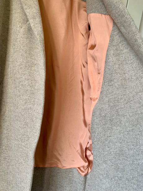 Jesenný kabát vlnený, s