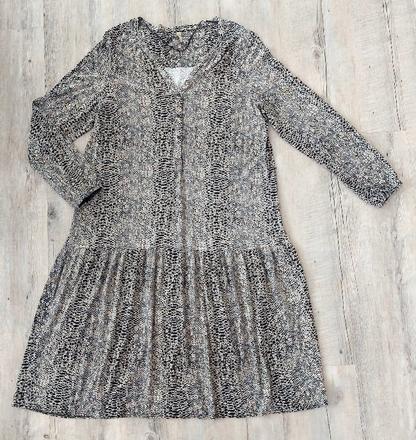 Šaty s haďou potlačou, xl