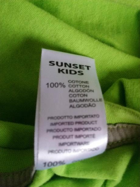 Chlapčenské zelené tričko s motívom, sunset kids, 128