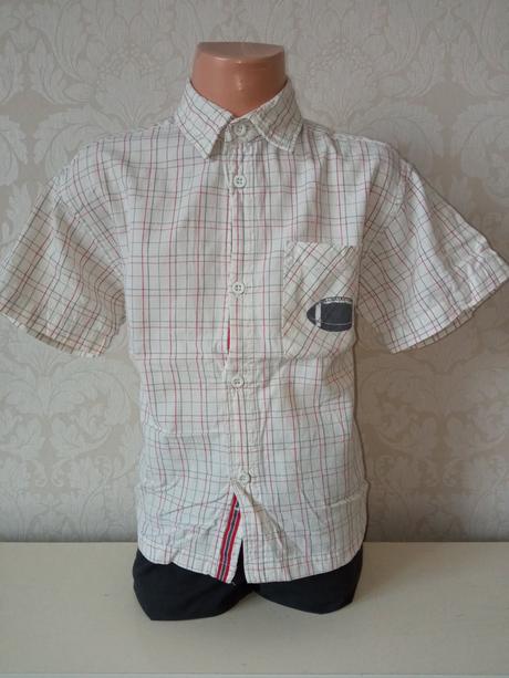 Chlapčenská kockovaná košeľa palomino (116), palomino,116