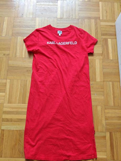 Karl lagerfeld originál bavlnené šaty, xs
