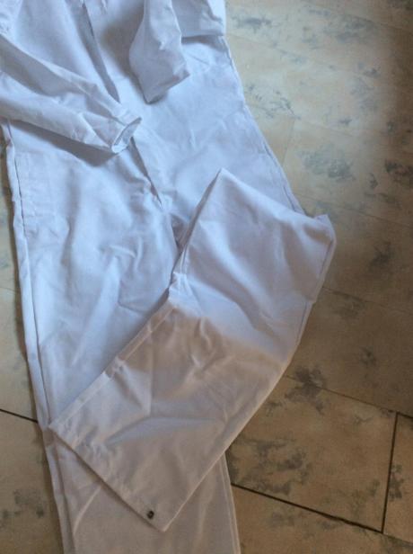 Lekárska biela kombinéza č. l/xl, xl