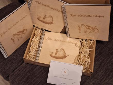 Rozpravka dobrodruzstvo s drakom, s menom a fotkou, 