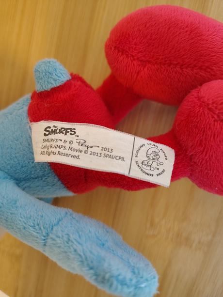 Plyšový tatko šmolko, taťka šmoula, smurfs, 24 cm,