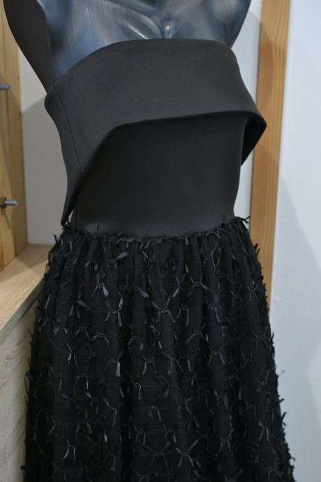 Čierne spoločenské šaty 36, 36