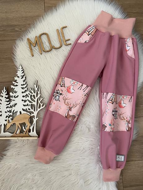 Softshellove nohavice, 92 - 128