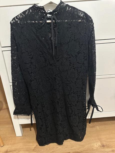 Čipkované šaty, h&m,s