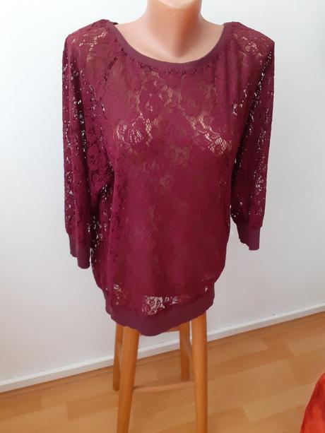 Pulover z krajky m-l, m