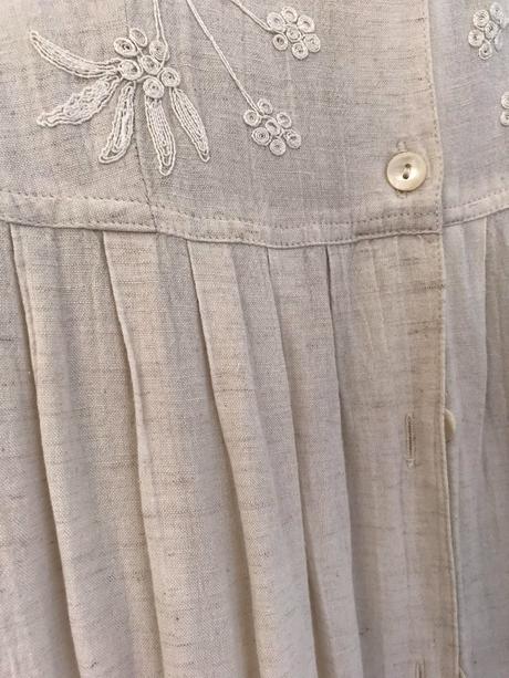 Luxusné ľanové šaty, l