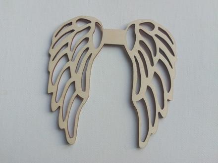 Veľké drevené anjelské krídla, 