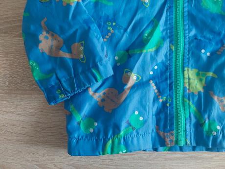 Nepremokavá ľahunká dino bunda veľ.80, mothercare,80