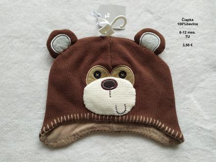 Čiapka 6-12 mes., tu,80