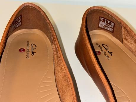 Kožené balerínky, clarks,40