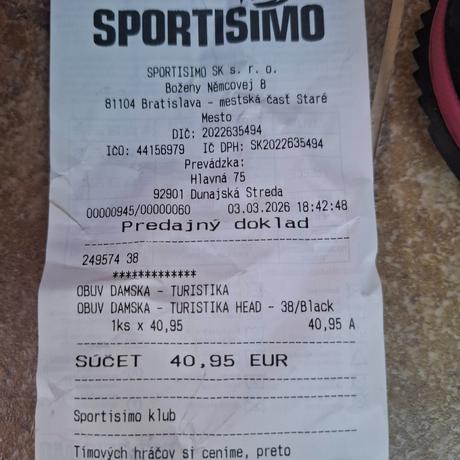 Dámska turisticka obuv, 38