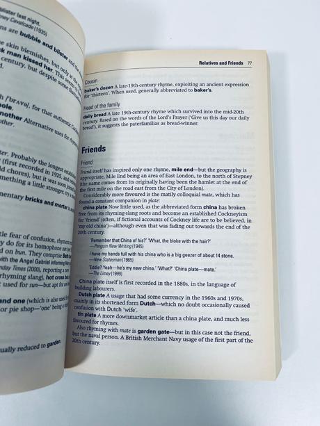 Oxford dictionary of rhyming slang, 