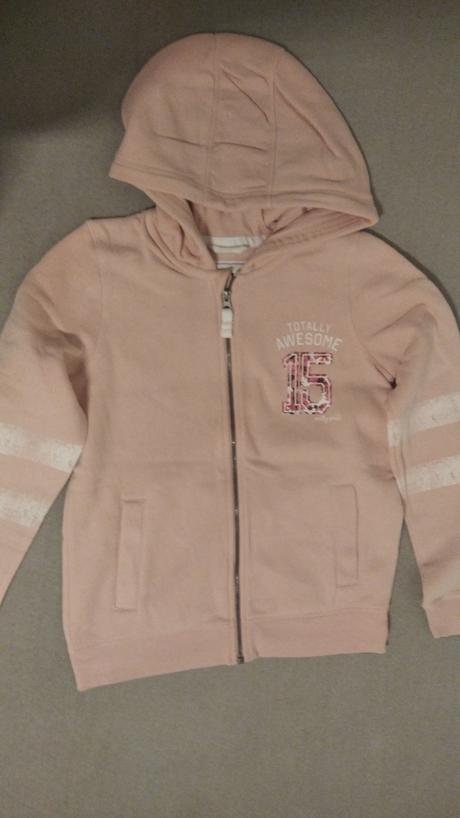 Ružová mikina na zips, pepperts,158