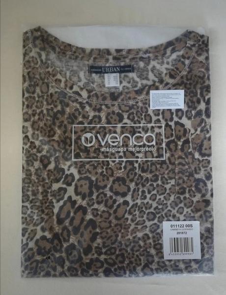 Top, tričko, leopardí vzor, s, s