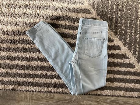 Riflové leggings, h&m,140