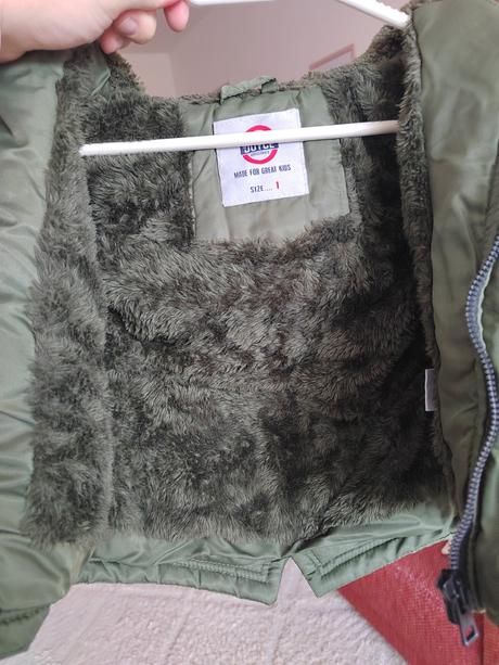 Zimná bunda s kožušinou v.1,5 - 2 r., 92