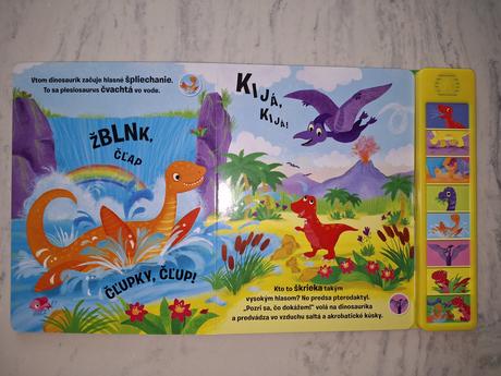 Zvuková kniha dinosaury, 